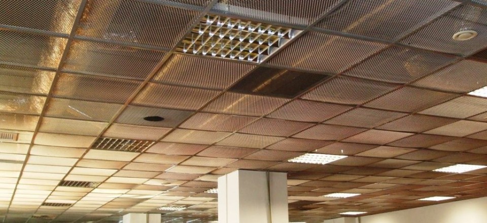 Metallic Coffered Ceilings